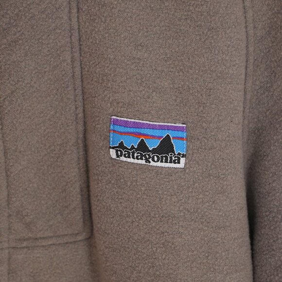 PATAGONIA Men's Phil's Fleece Jacket in Gravel Gray Wool Blend Size M - Picture 4 of 7